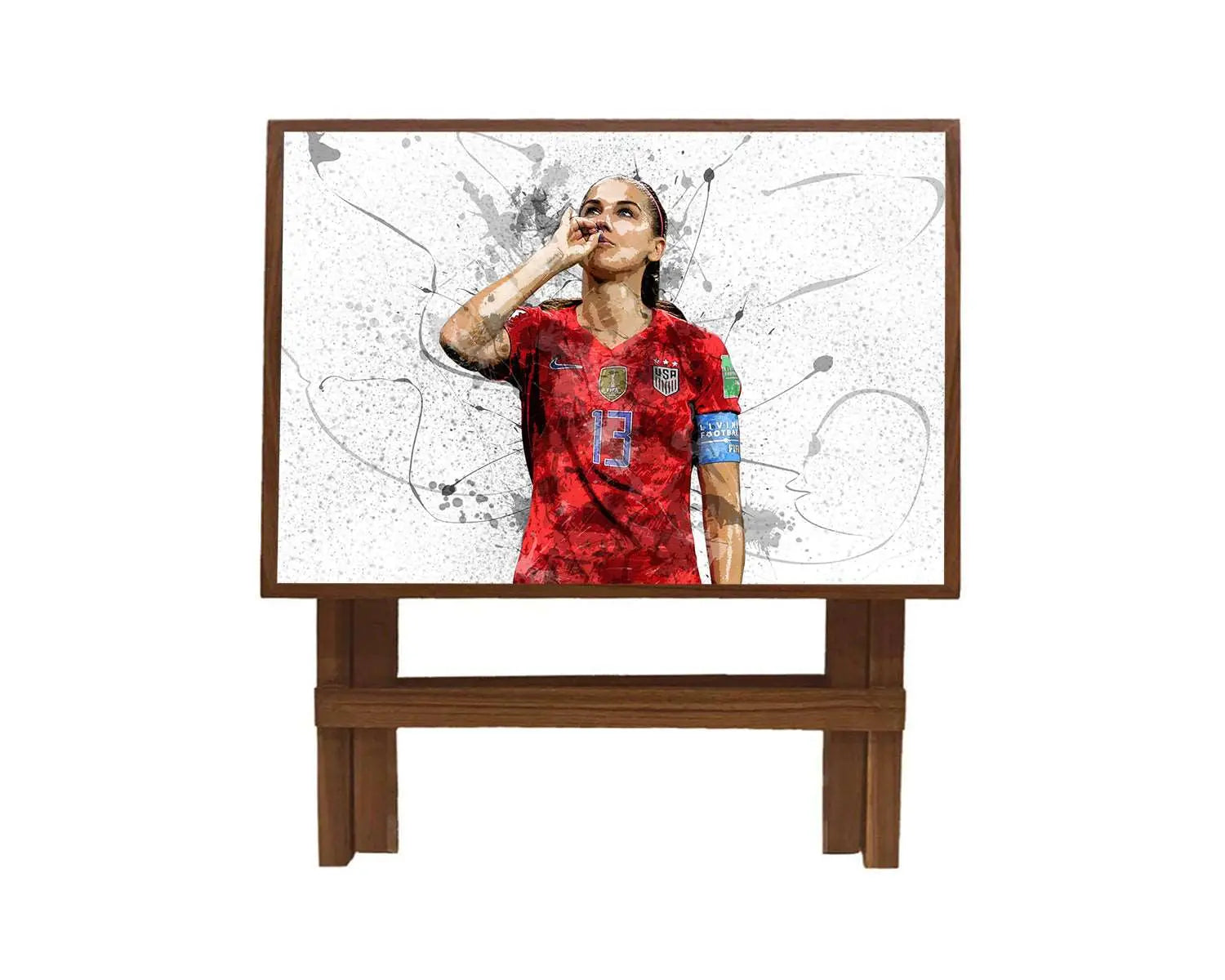 Alex Morgan Splash Effect Coffee and Laptop Table 