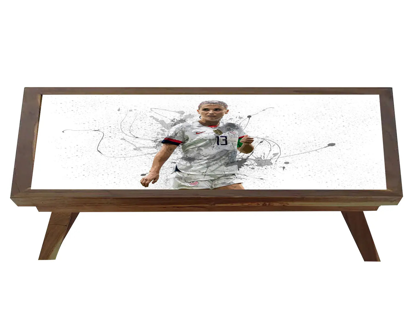 Alex Morgan Splash Effect Coffee and Laptop Table 