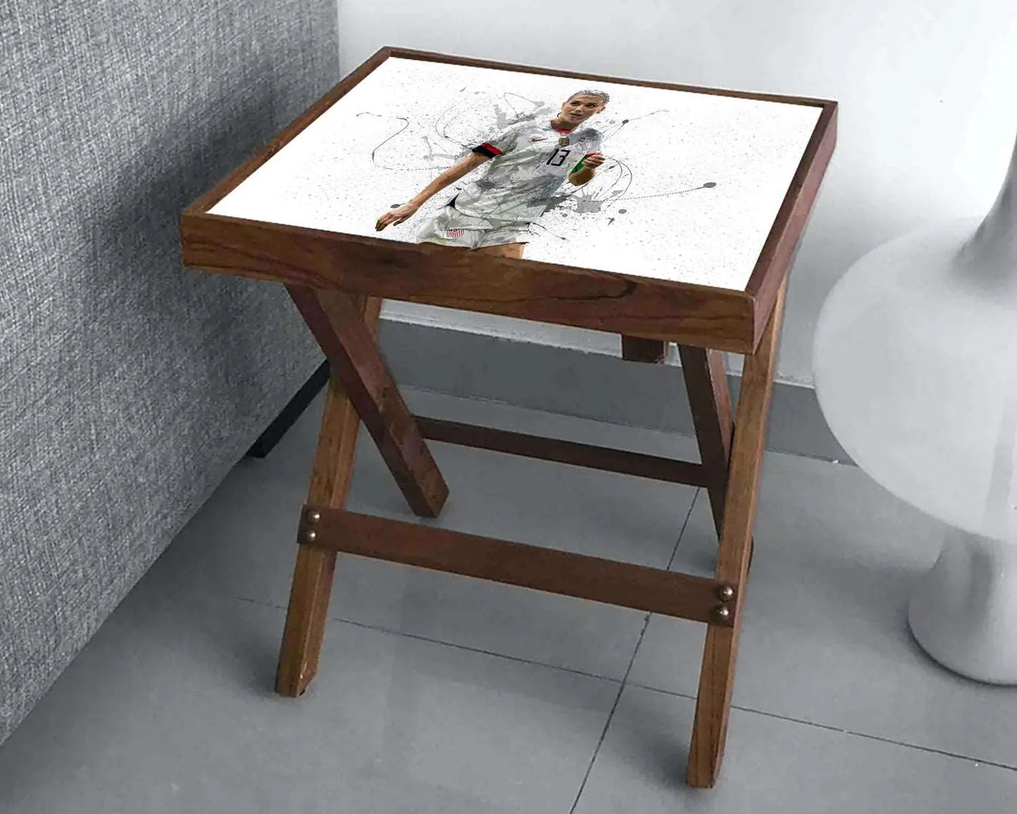 Alex Morgan Splash Effect Coffee and Laptop Table 