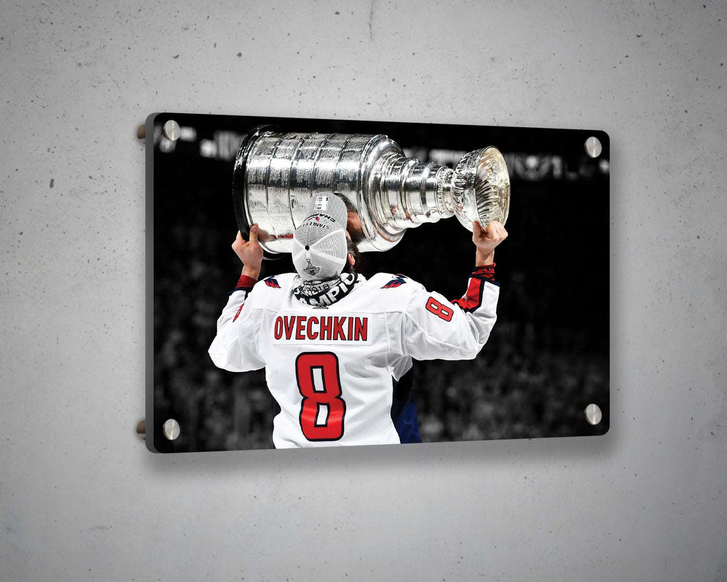 Alexander Ovechkin Black & White Canvas Art 