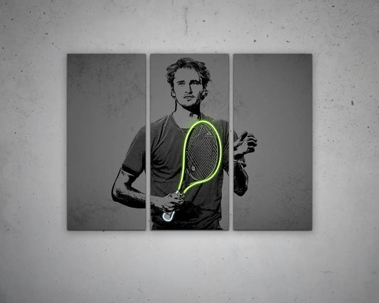Alexander Zverev Canvas Wall Art
