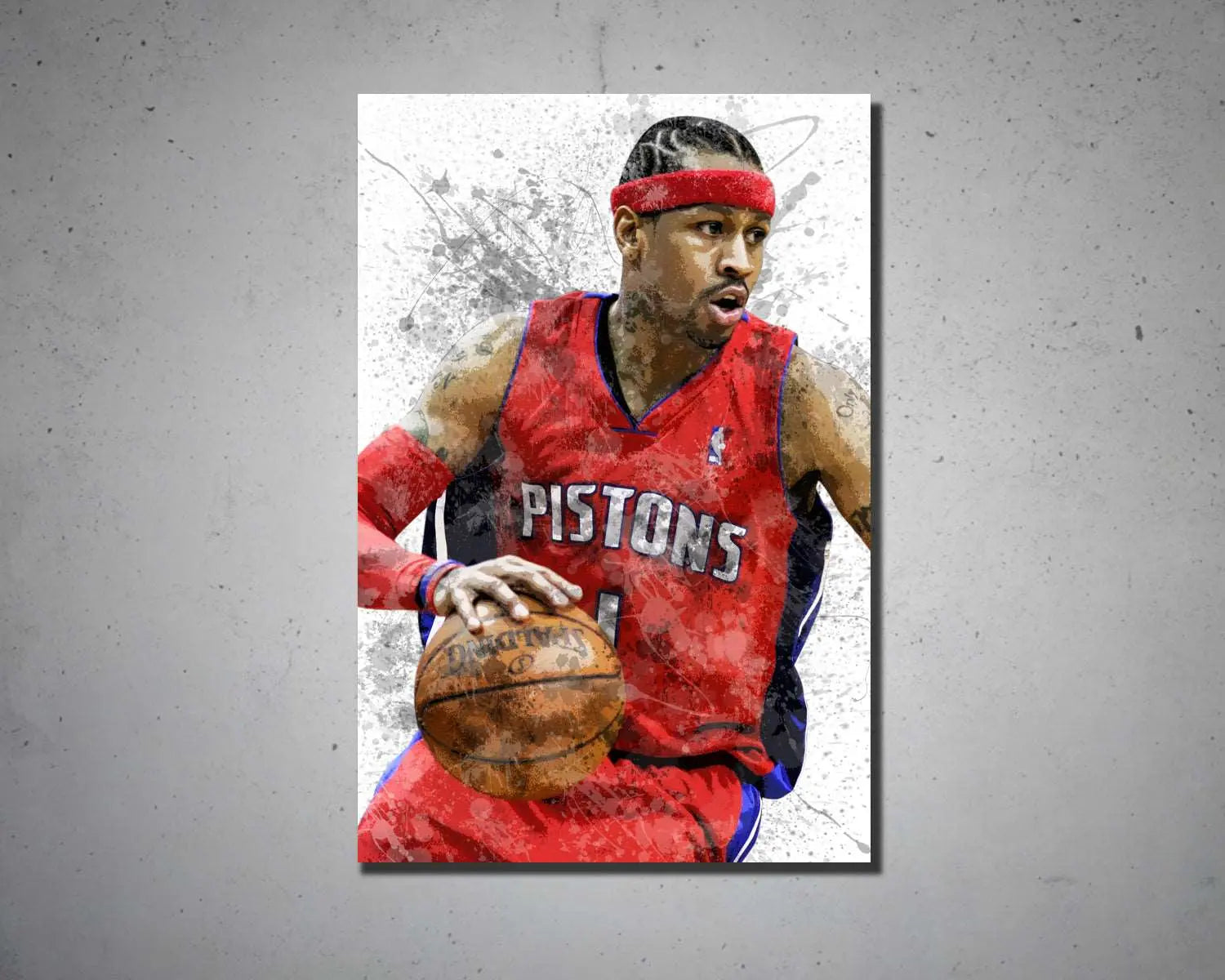 Allen Iverson Canvas Wall Art 