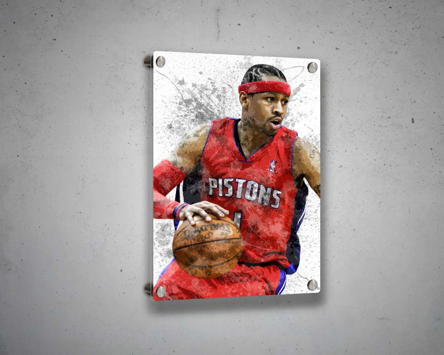 Allen Iverson Canvas Wall Art 