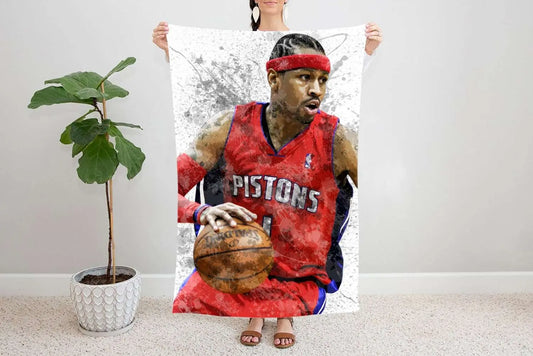 Allen Iverson Fleece Blanket