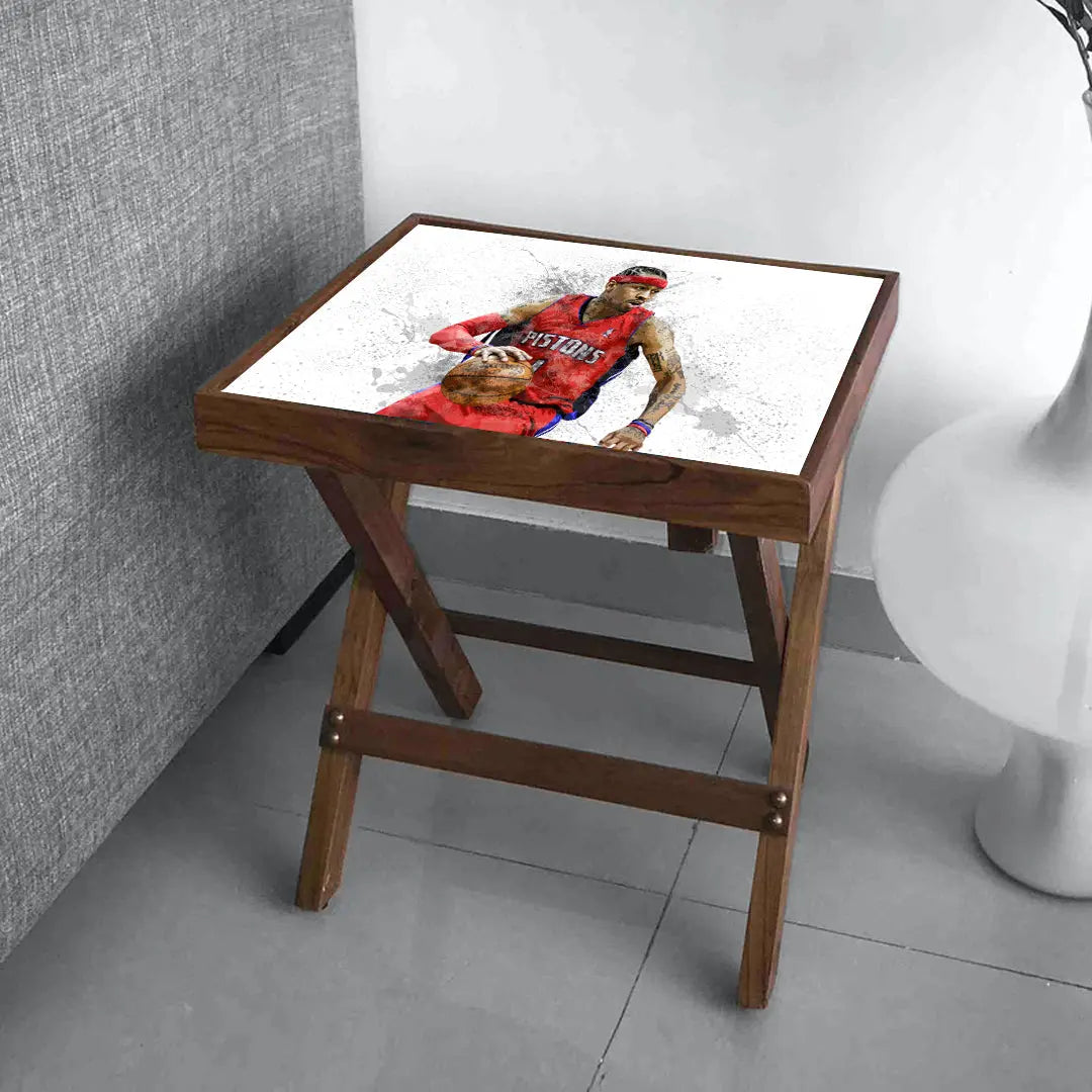Allen Iverson Splash Effect Coffee and Laptop Table 