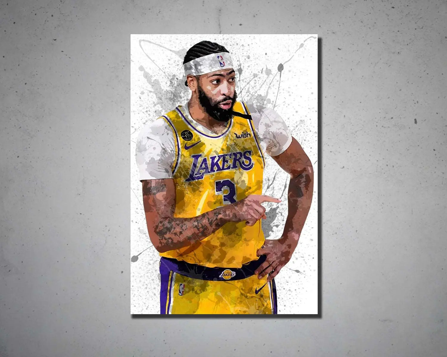 Anthony Davis Canvas Wall Art 