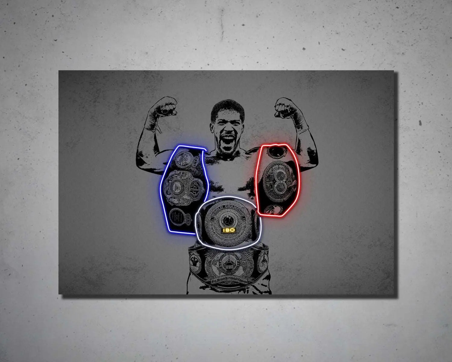 Anthony Joshua Canvas Wall Art 