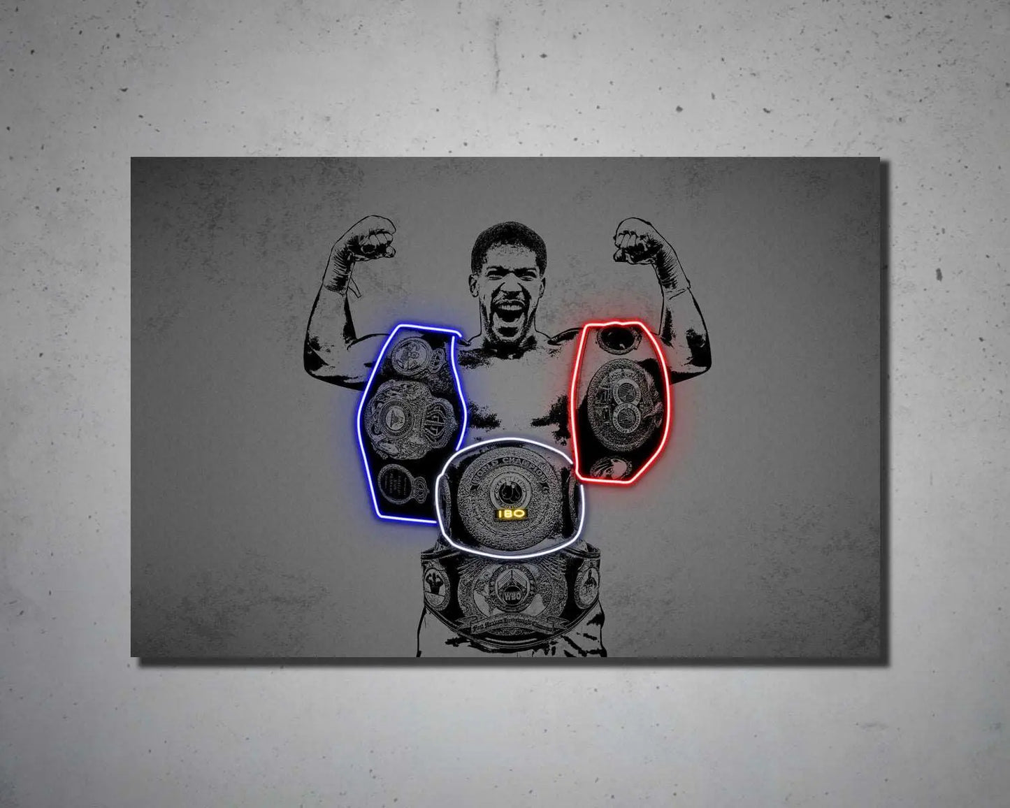 Anthony Joshua Canvas Wall Art 