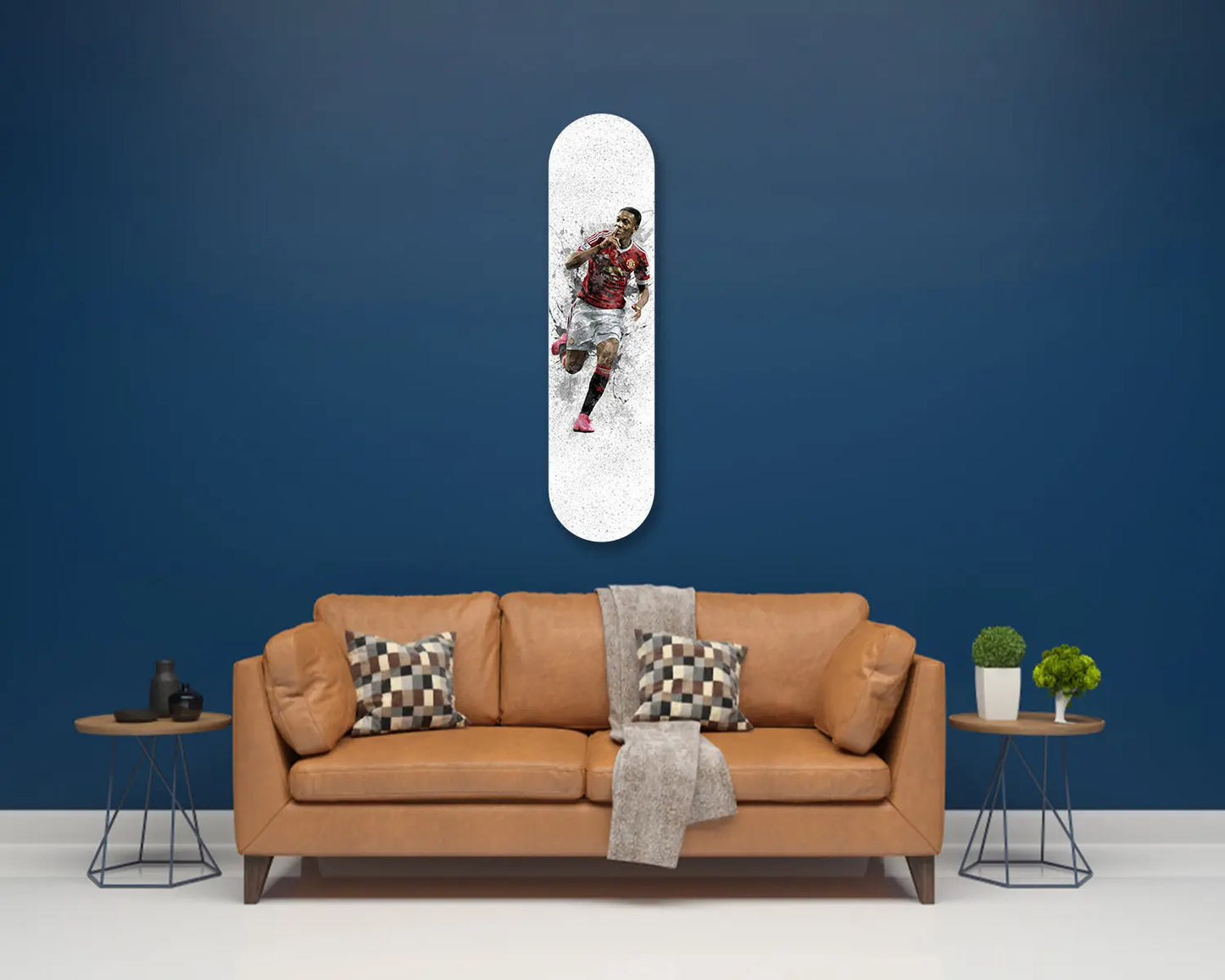 Anthony Martial Acrylic Skateboard Wall Art 