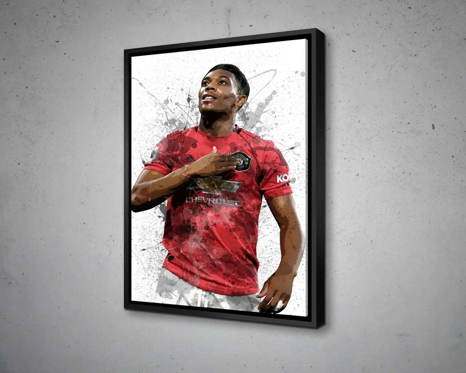Anthony Martial Canvas Wall Art 