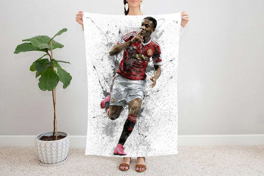Anthony Martial Fleece Blanket