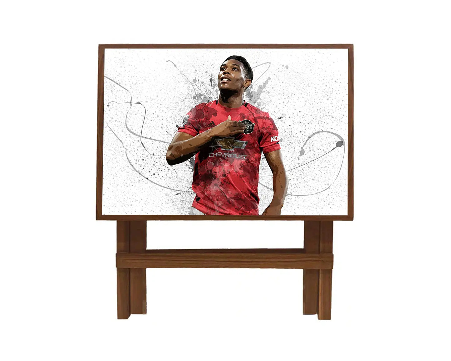 Anthony Martial Splash Effect Coffee and Laptop Table 
