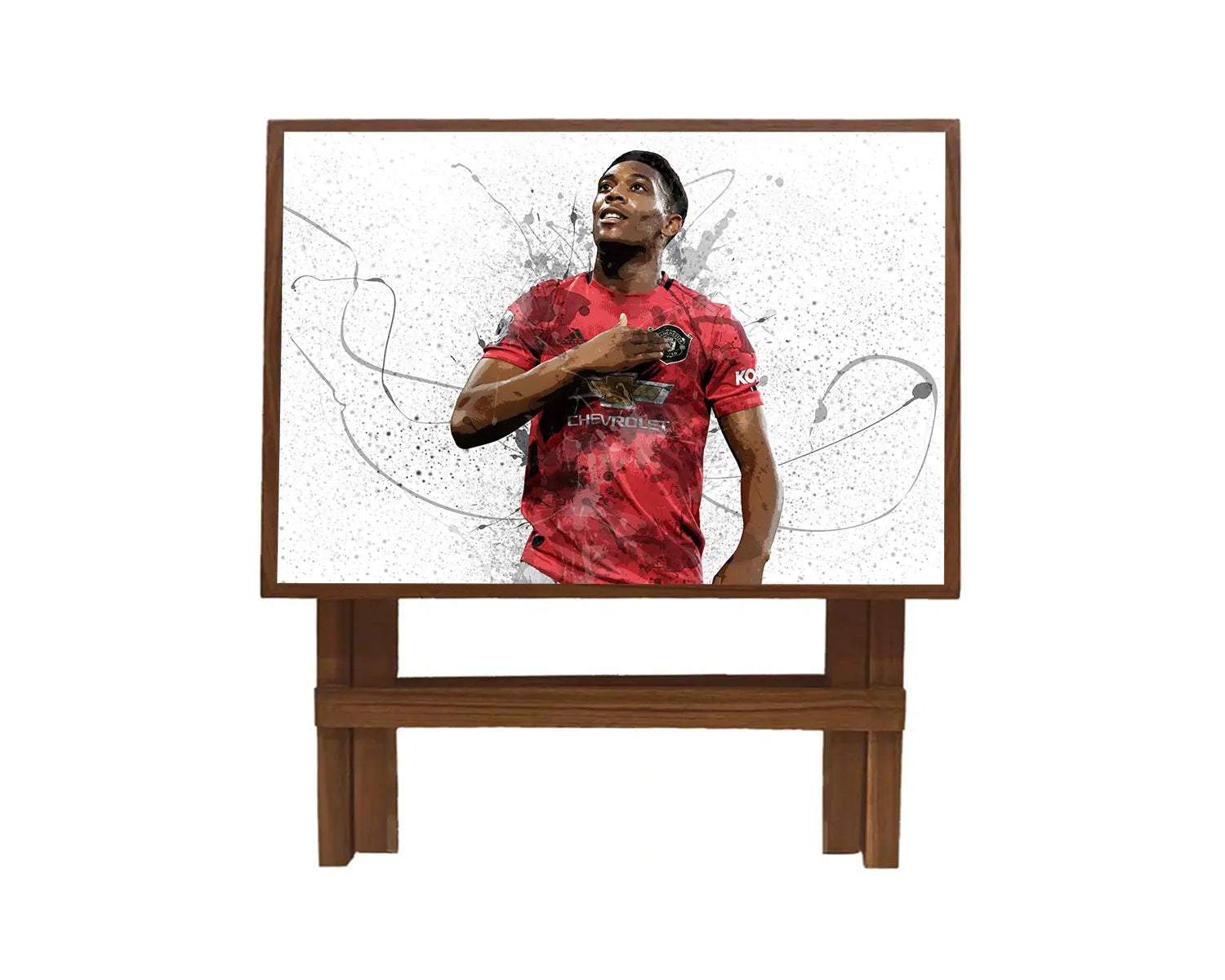 Anthony Martial Splash Effect Coffee and Laptop Table 