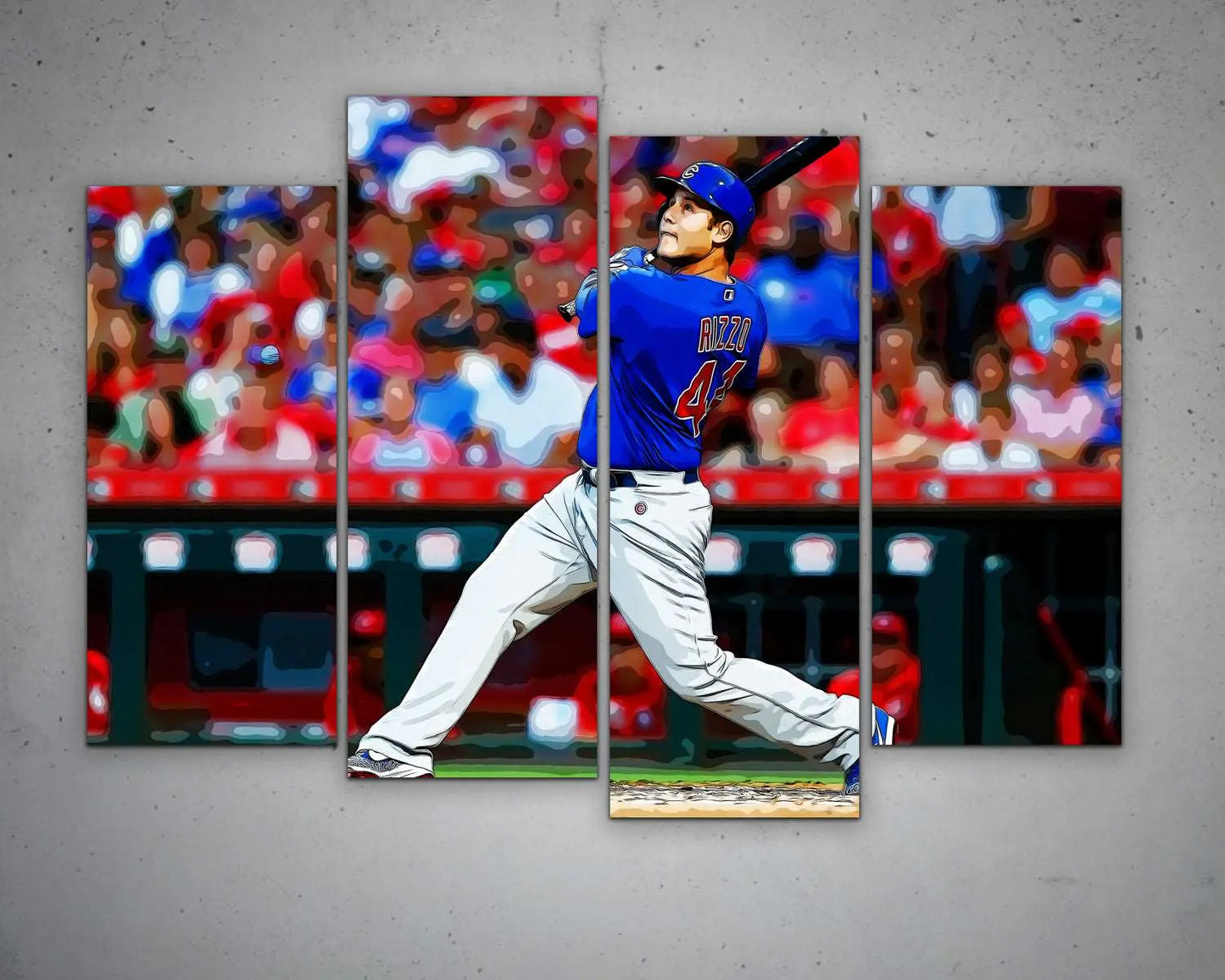 Anthony Rizzo Multicolour Wall Art 