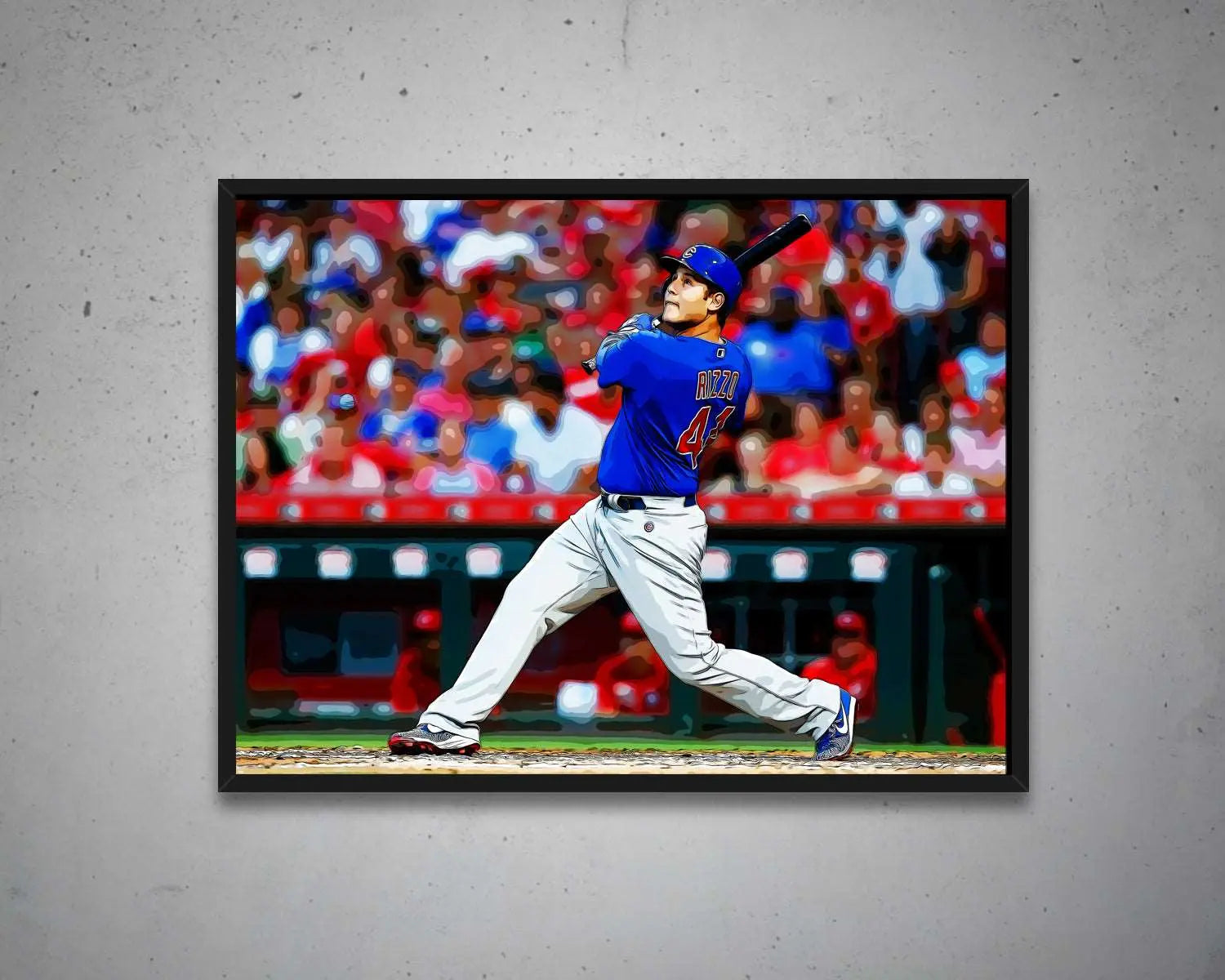 Anthony Rizzo Multicolour Wall Art 