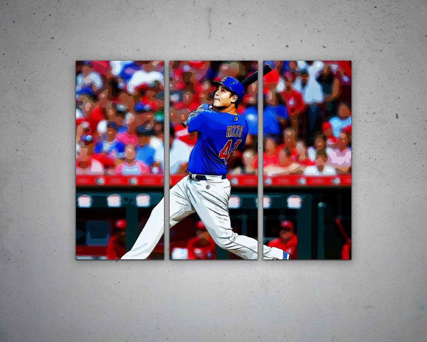 Anthony Rizzo Multicolour Wall Art 