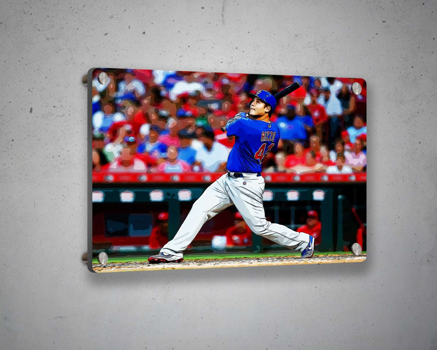 Anthony Rizzo Multicolour Wall Art 