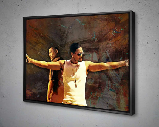 Bad Boys Multicolour Wall Art