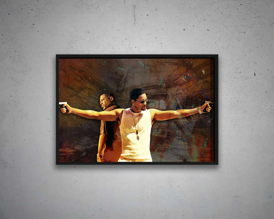 Bad Boys Multicolour Wall Art 