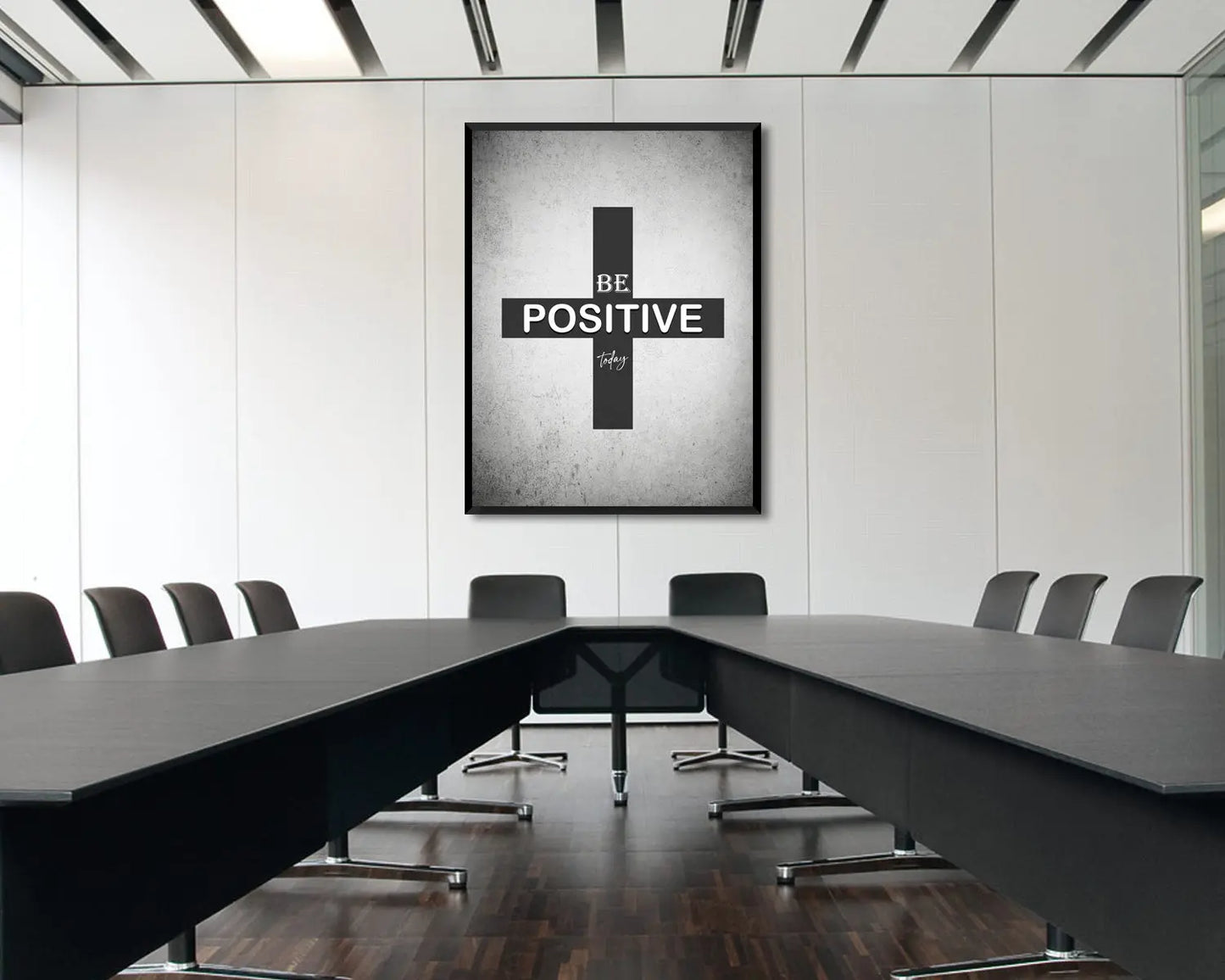 Be Positive Today Canvas Wall Art 