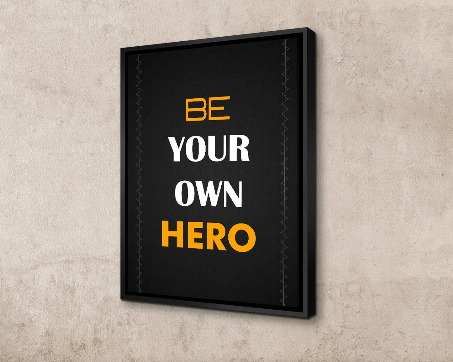 Be Your Own Hero Canvas Wall Art 