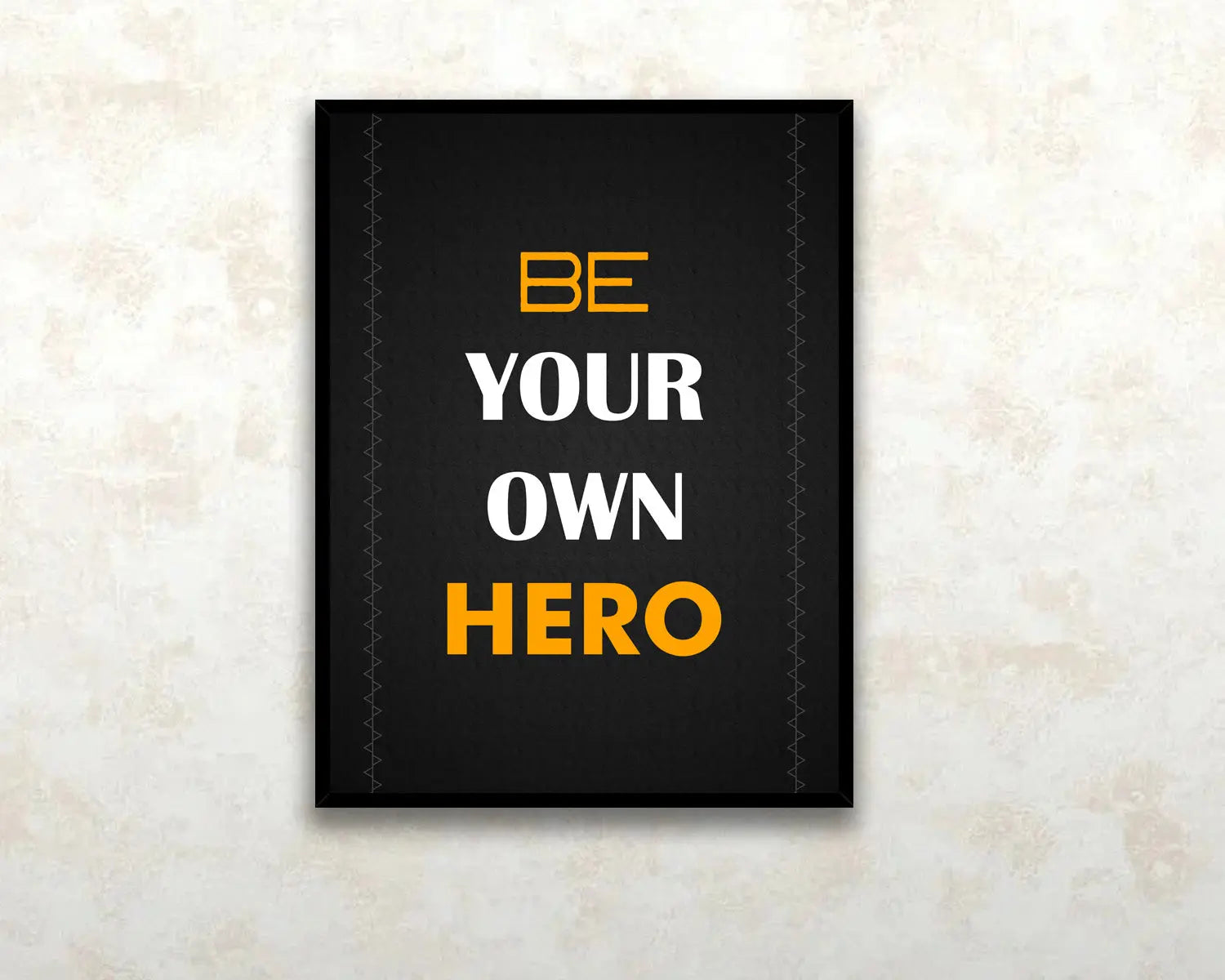 Be Your Own Hero Canvas Wall Art 