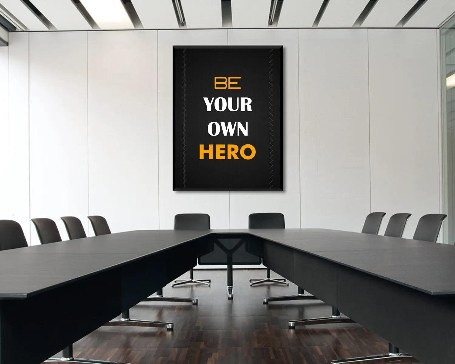 Be Your Own Hero Canvas Wall Art 