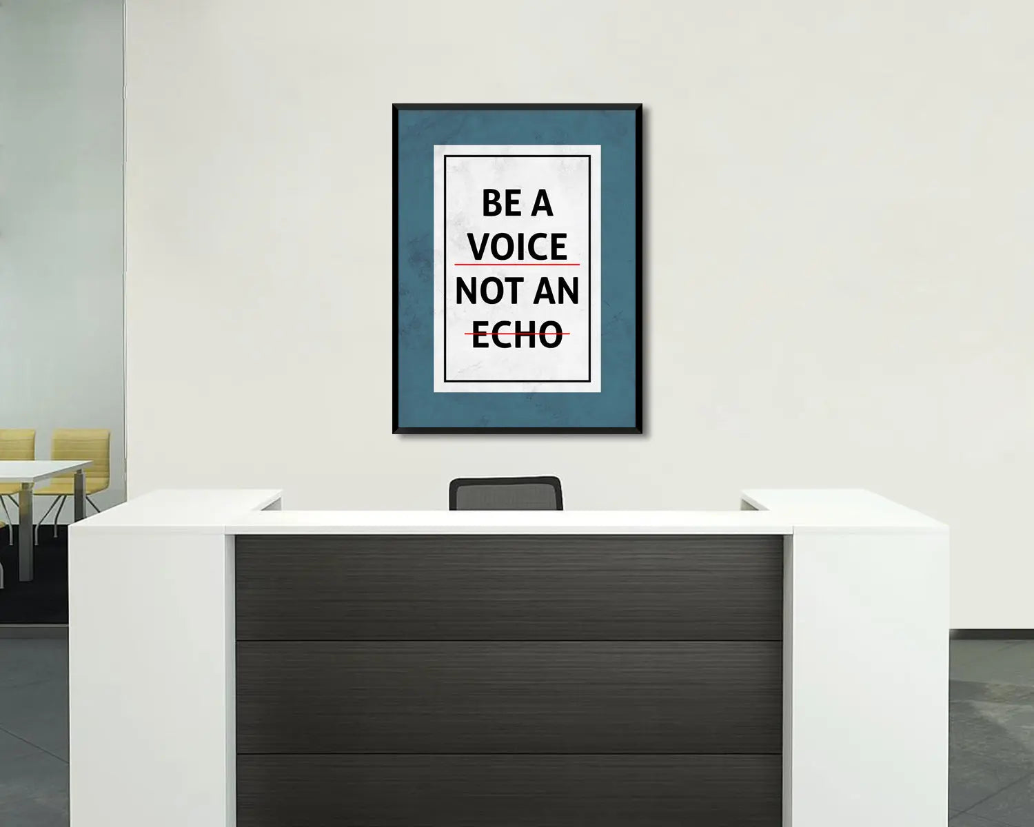 Be a Voice Not an Echo Canvas Wall Art 