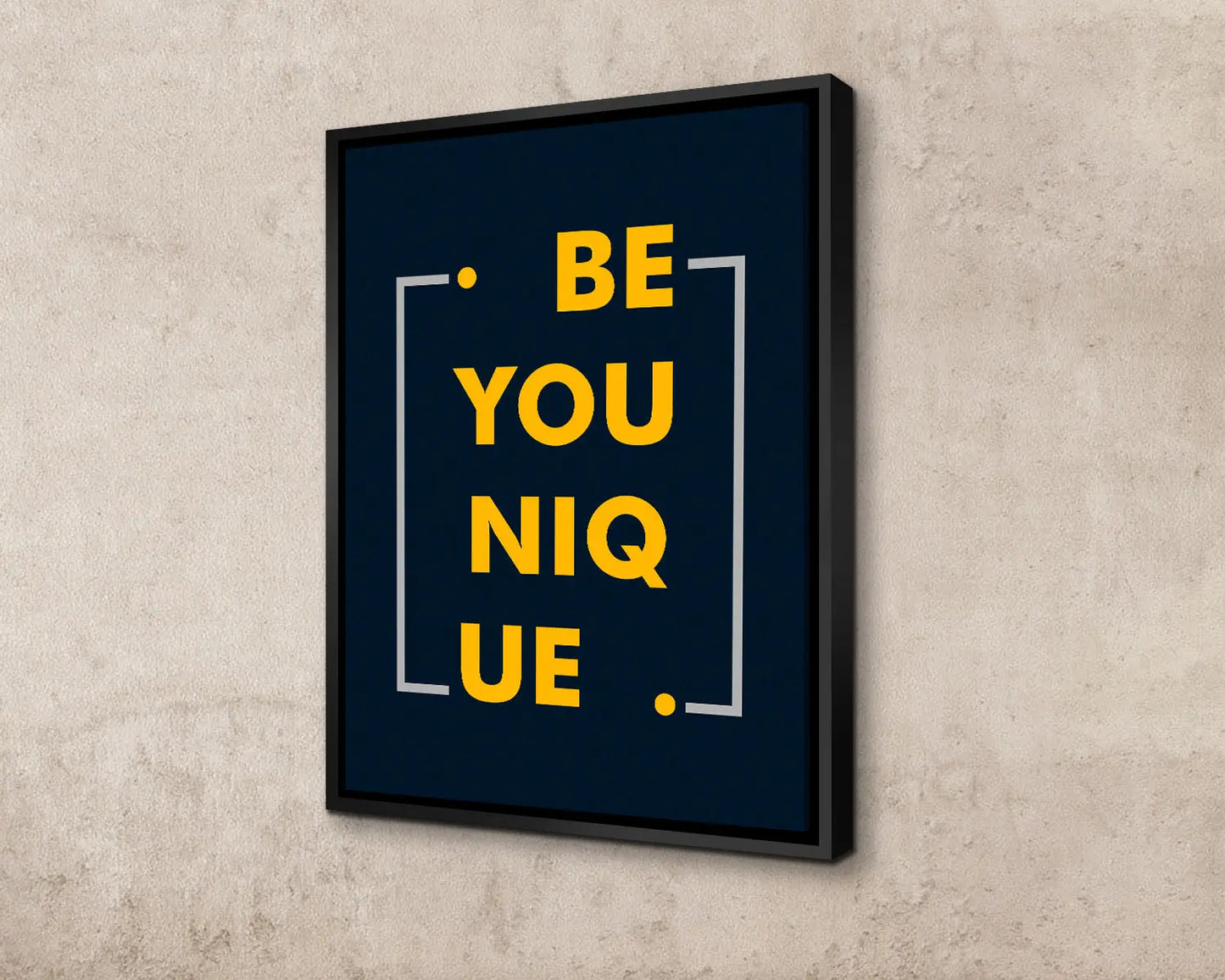 Be you niq ue Canvas Wall Art 