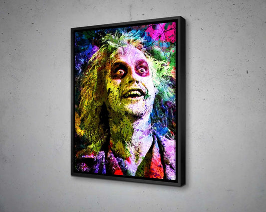 Beetlejuice Multicolour Wall Art 