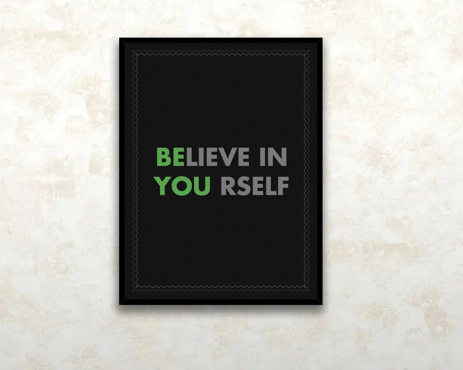 Believe In Your Self Canvas Wall Art 