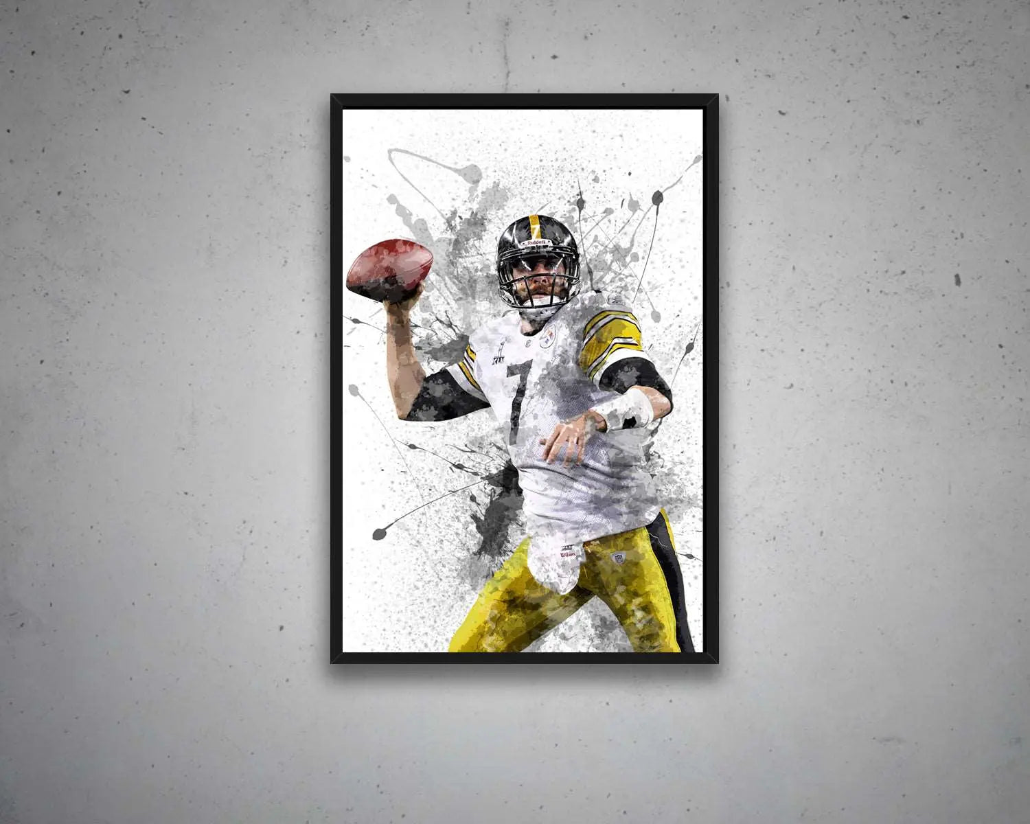 Ben Roethlisberger Canvas Wall Art 