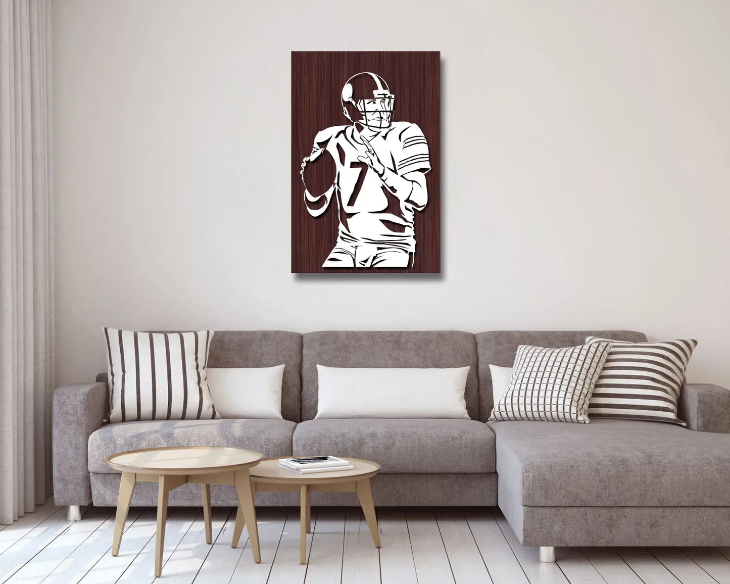 Ben Roethlisberger LED Wooden Decal 