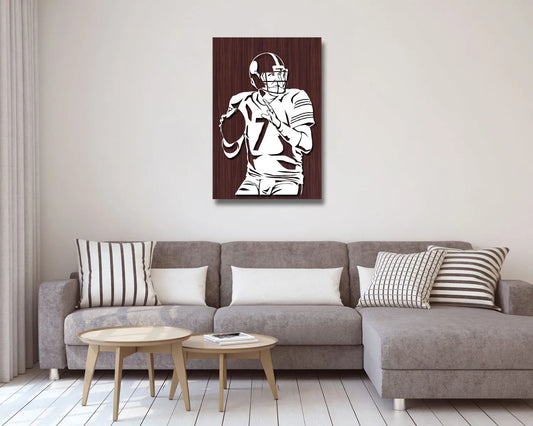 Ben Roethlisberger LED Wooden Decal