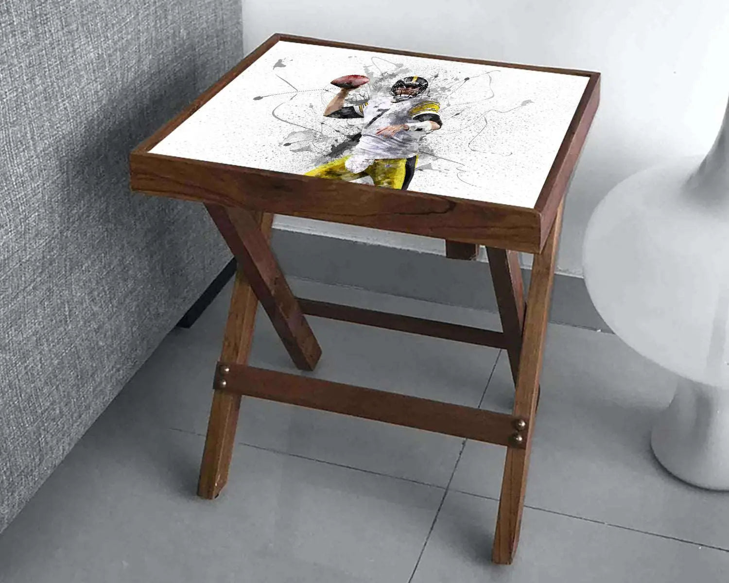 Ben Roethlisberger Splash Effect Coffee and Laptop Table 