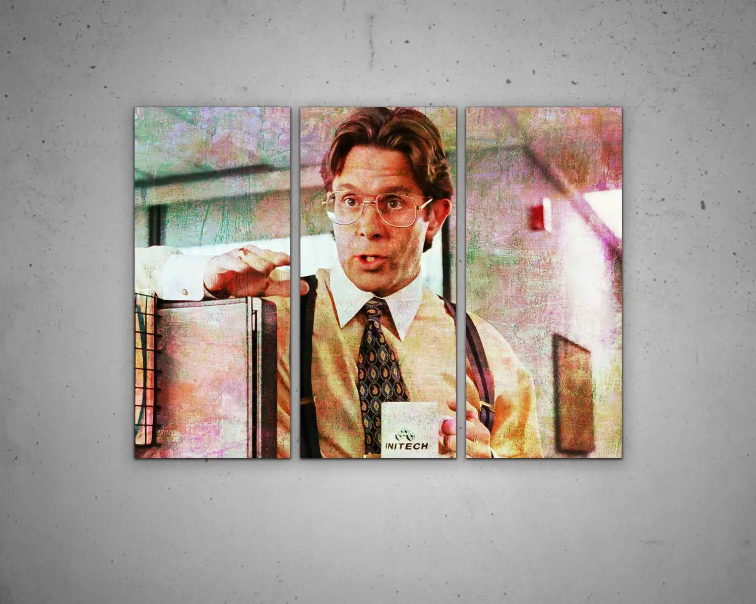 Bill Lumbergh Multicolour Wall Art 