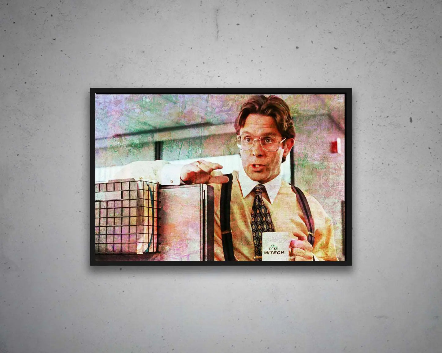 Bill Lumbergh Multicolour Wall Art 