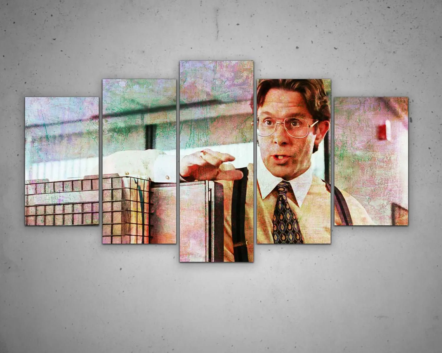 Bill Lumbergh Multicolour Wall Art 