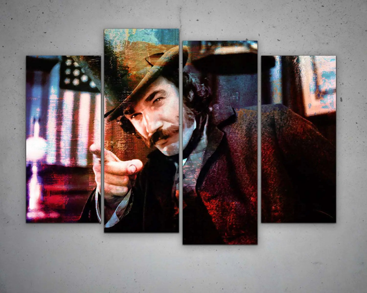 Bill The Butcher Multicolour Wall Art 