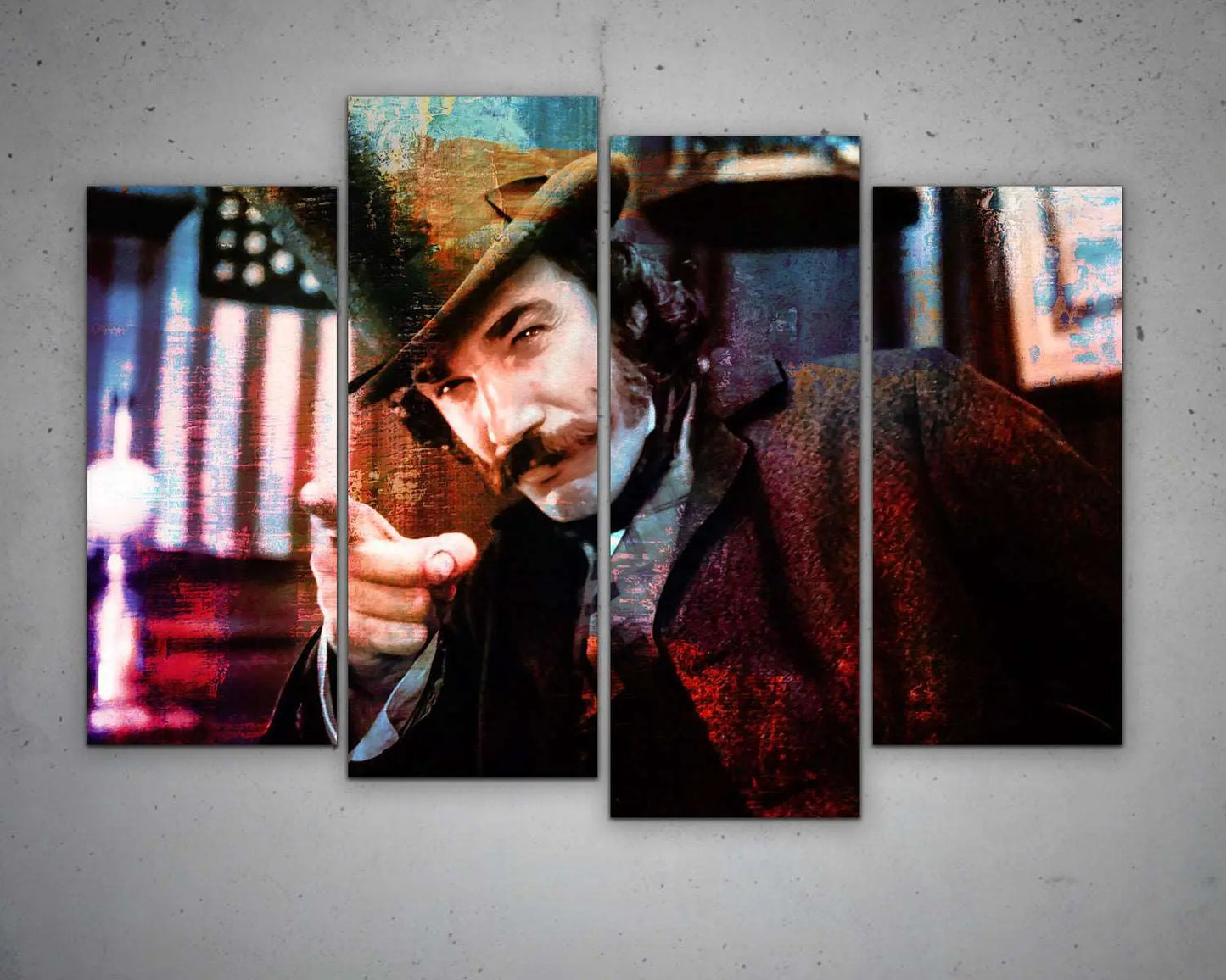 Bill The Butcher Multicolour Wall Art 