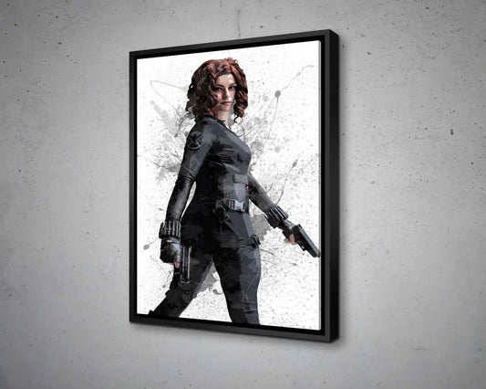 Black Widow Canvas Wall Art