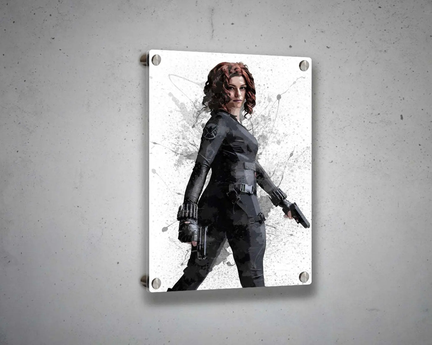 Black Widow Canvas Wall Art 