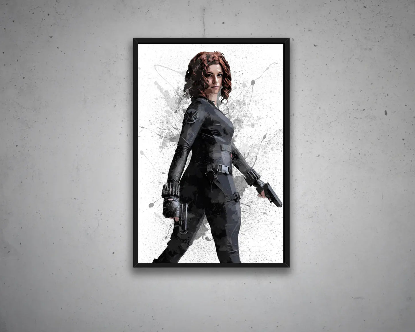 Black Widow Canvas Wall Art 