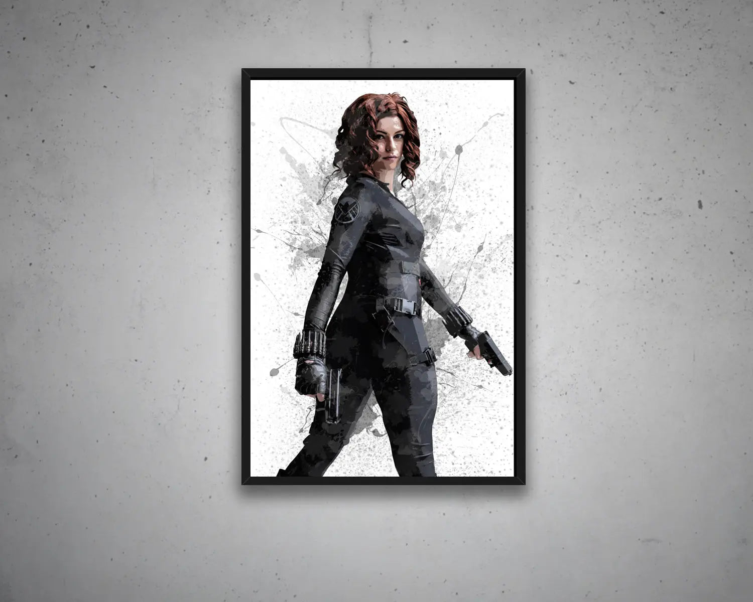 Black Widow Canvas Wall Art 