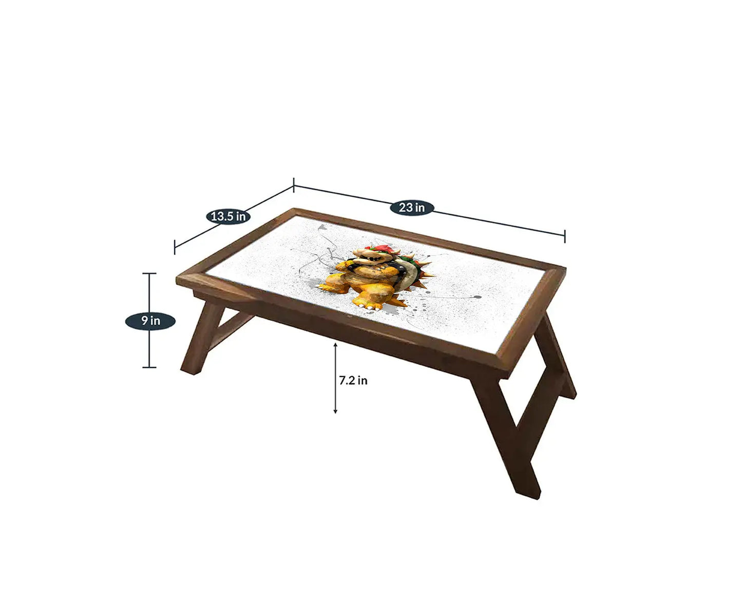 Bowser Splash Effect Coffee and Laptop Table 