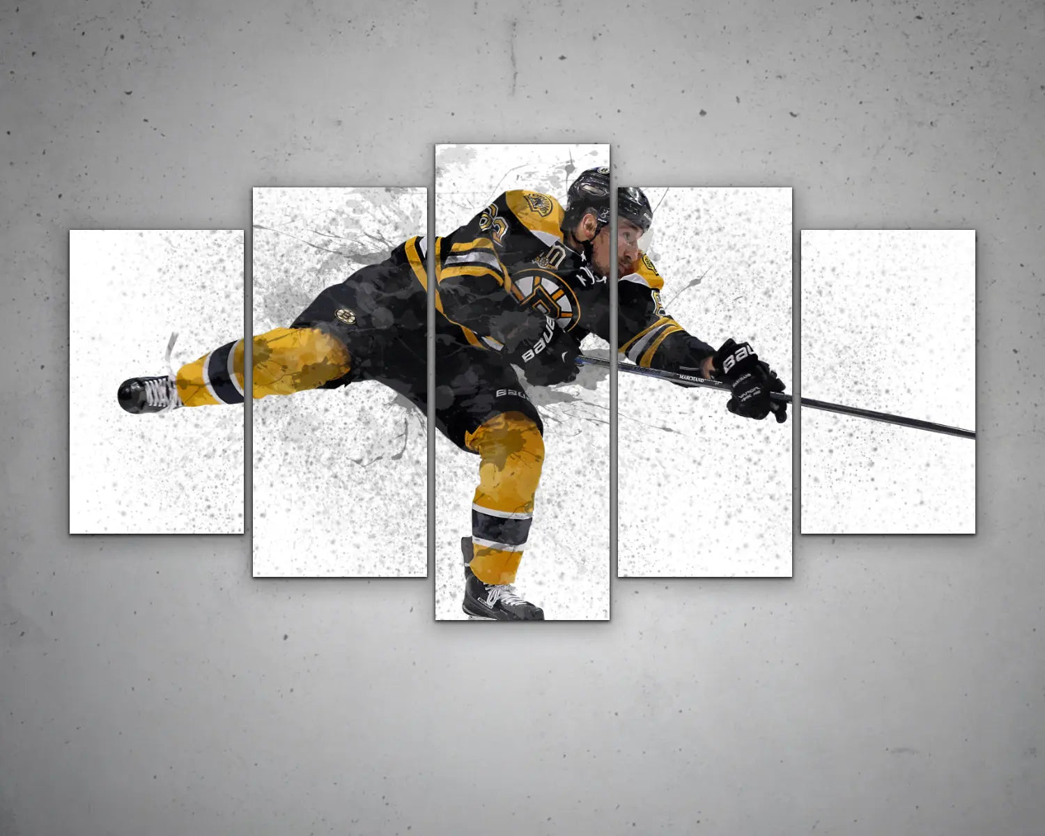 Brad Marchand Splash Effect Canvas Art 