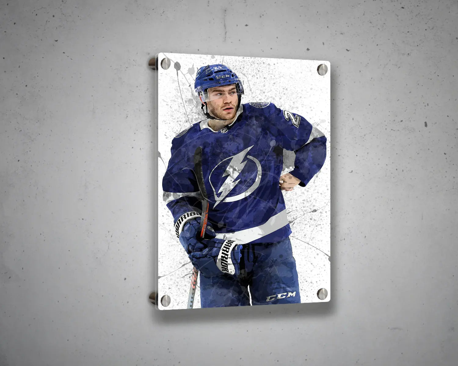 Brayden Point Splash Effect Canvas Art 