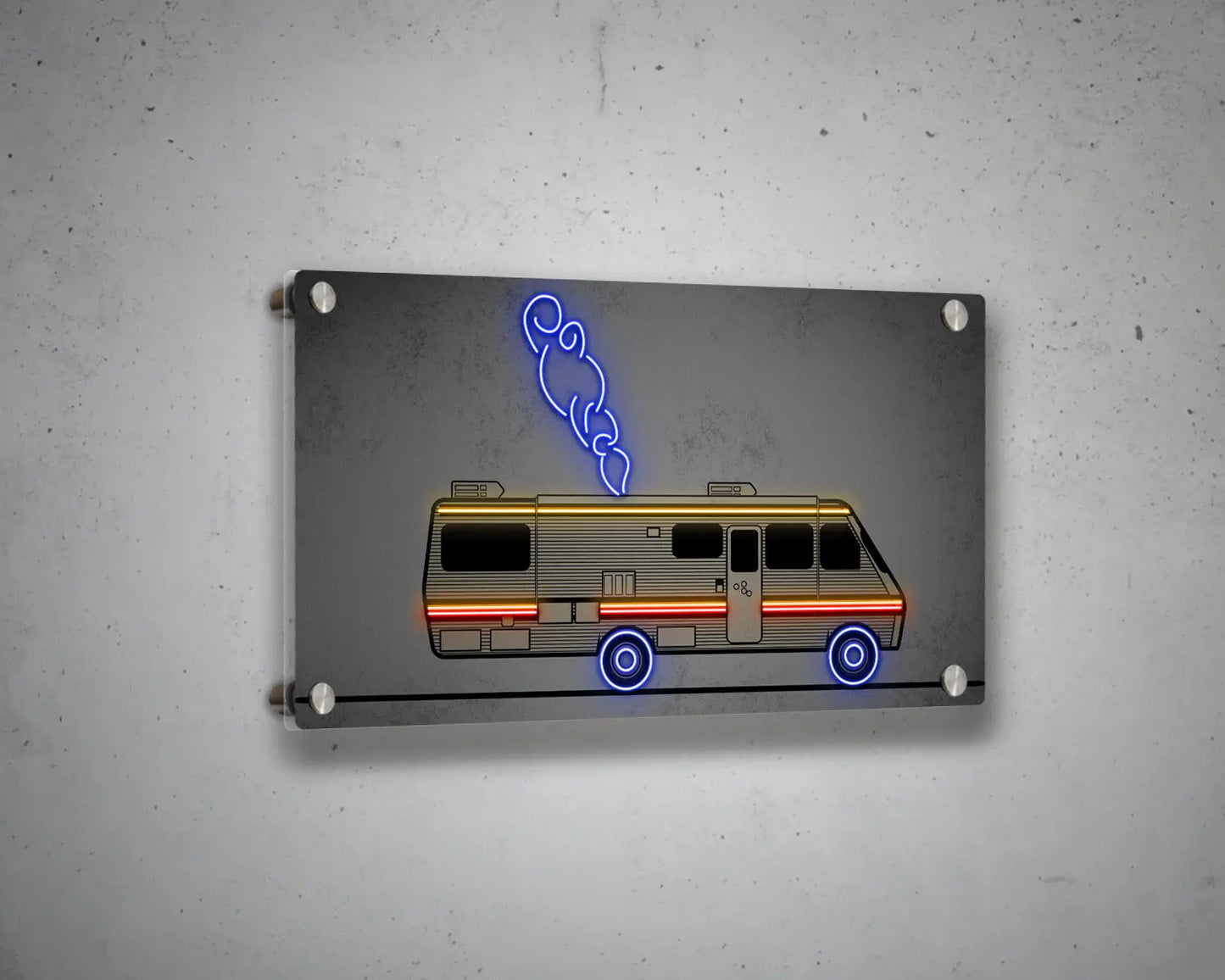 Breaking Bad Bus Canvas Wall Art 
