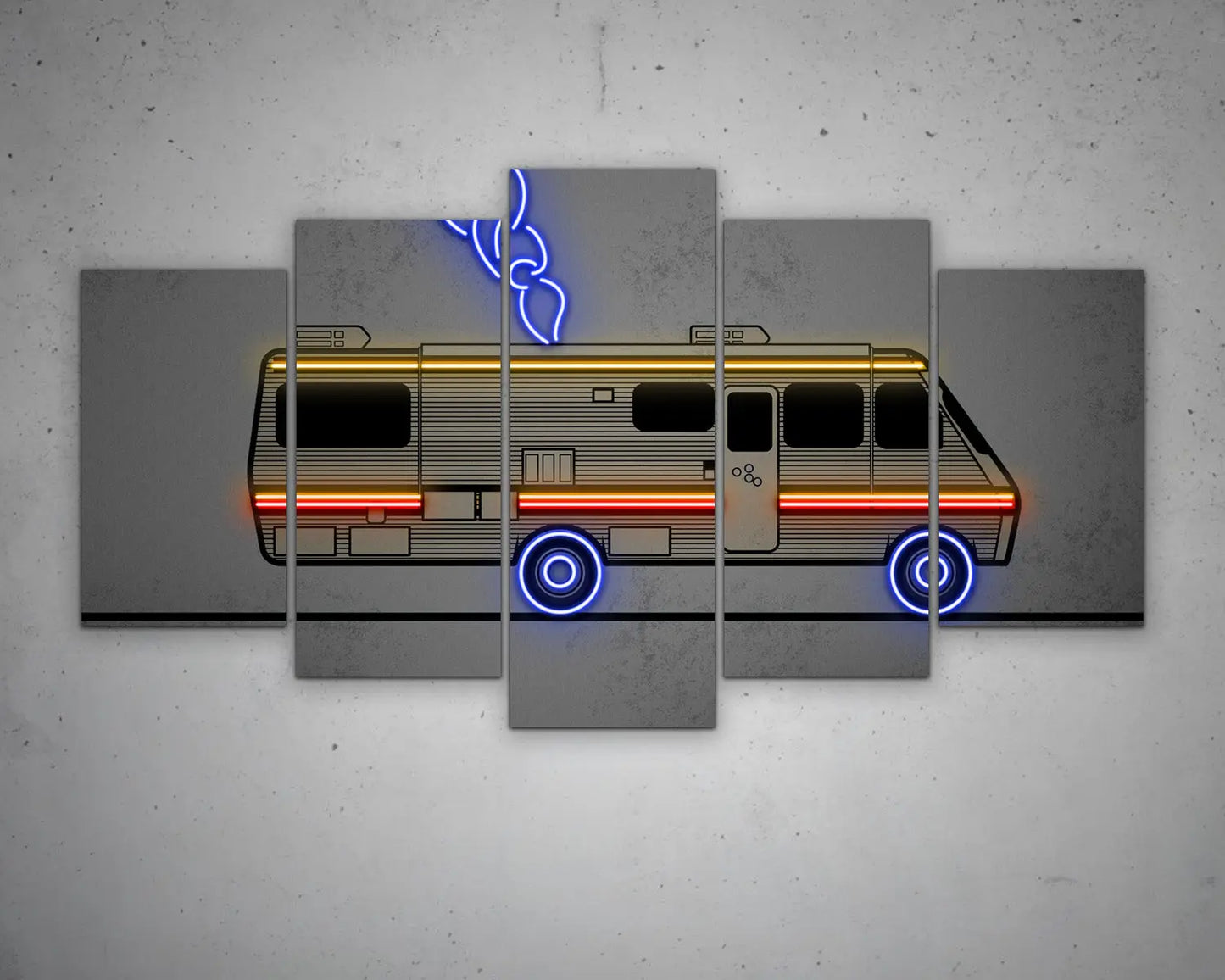 Breaking Bad Bus Canvas Wall Art 