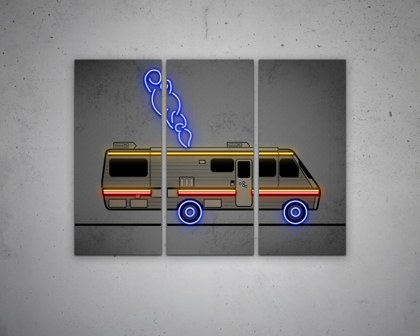 Breaking Bad Bus Canvas Wall Art 